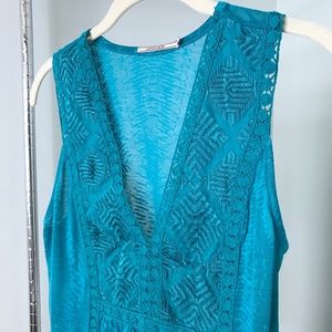 Anthropologie Language Serigraph Top